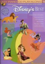 Easy Piano Play Along 15 Disneys Best +online Sheet Music Songbook