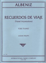 Albeniz Recuerdos De Viaje Piano Travel Impression Sheet Music Songbook