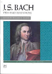 Bach Inventions (2 Part) Ed Palmer Piano Sheet Music Songbook