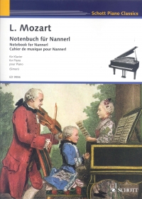 Mozart Notebook For Nannerl Piano (ab) Sheet Music Songbook