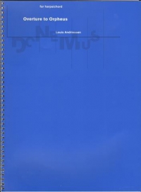 Andriessen Overture To Orpheus (1982) Harpsichord Sheet Music Songbook