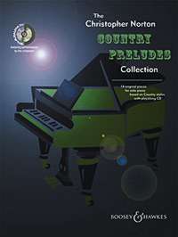 Country Preludes Collection Norton Book & Cd Piano Sheet Music Songbook