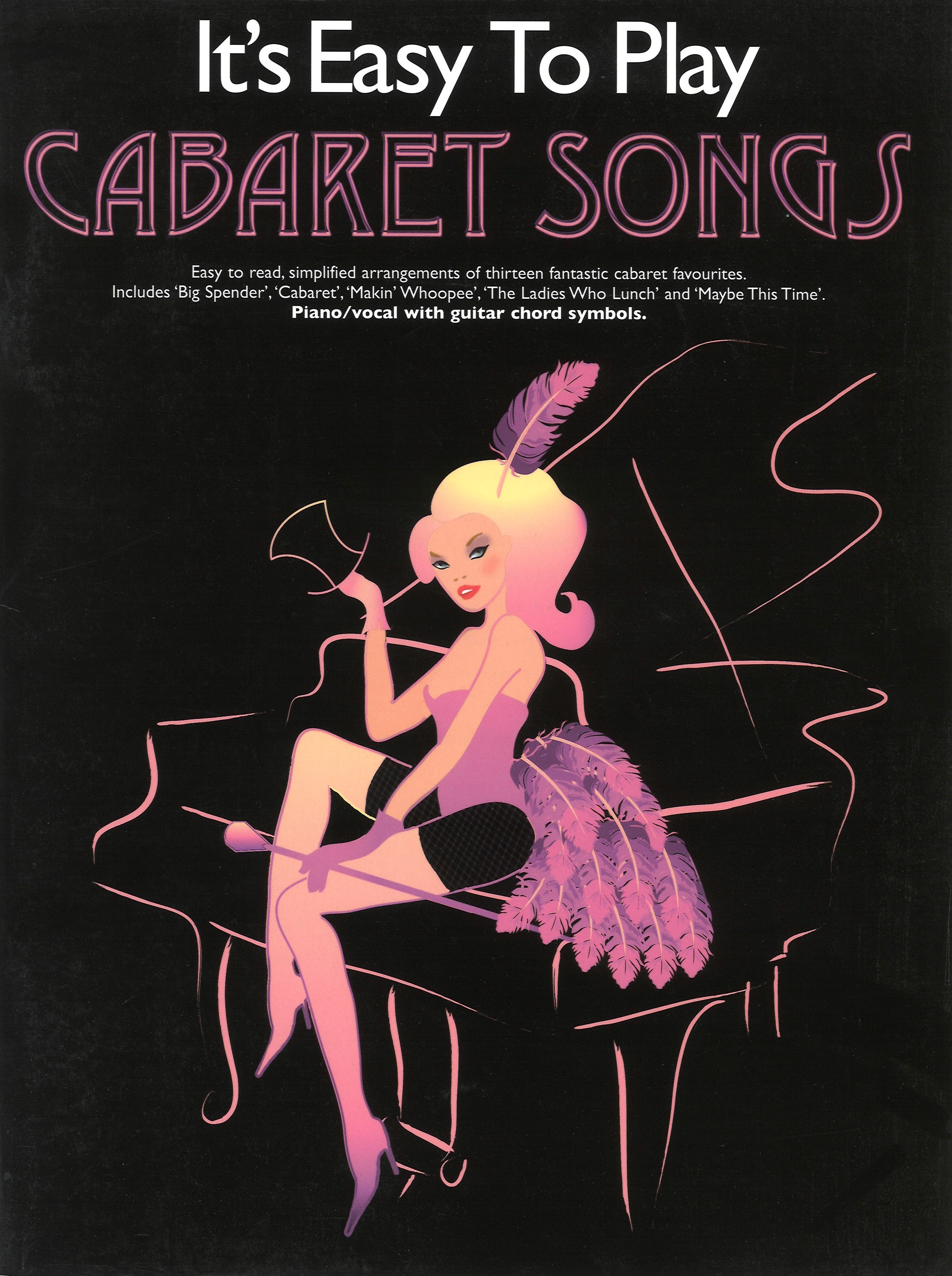 Its Easy To Play Cabaret Songs Piano Sheet Music Songbook