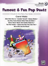 Famous & Fun Pop Duets Book 4 Matz Piano Sheet Music Songbook