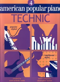 American Popular Piano Technic Level 4 Sheet Music Songbook