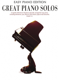Great Piano Solos Easy Piano Edition Black Book Sheet Music Songbook