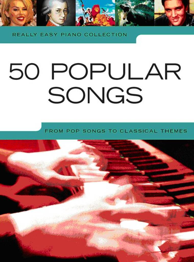 Really Easy Piano 50 Popular Songs Sheet Music Songbook