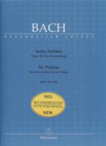 Bach Partitas (6) Bwv 825-830 With Fingerings Sheet Music Songbook