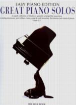 Great Piano Solos Easy Piano Edition Blue Book Sheet Music Songbook