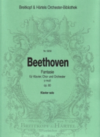 Beethoven Choral Fantasia Op80 Piano Solo Sheet Music Songbook