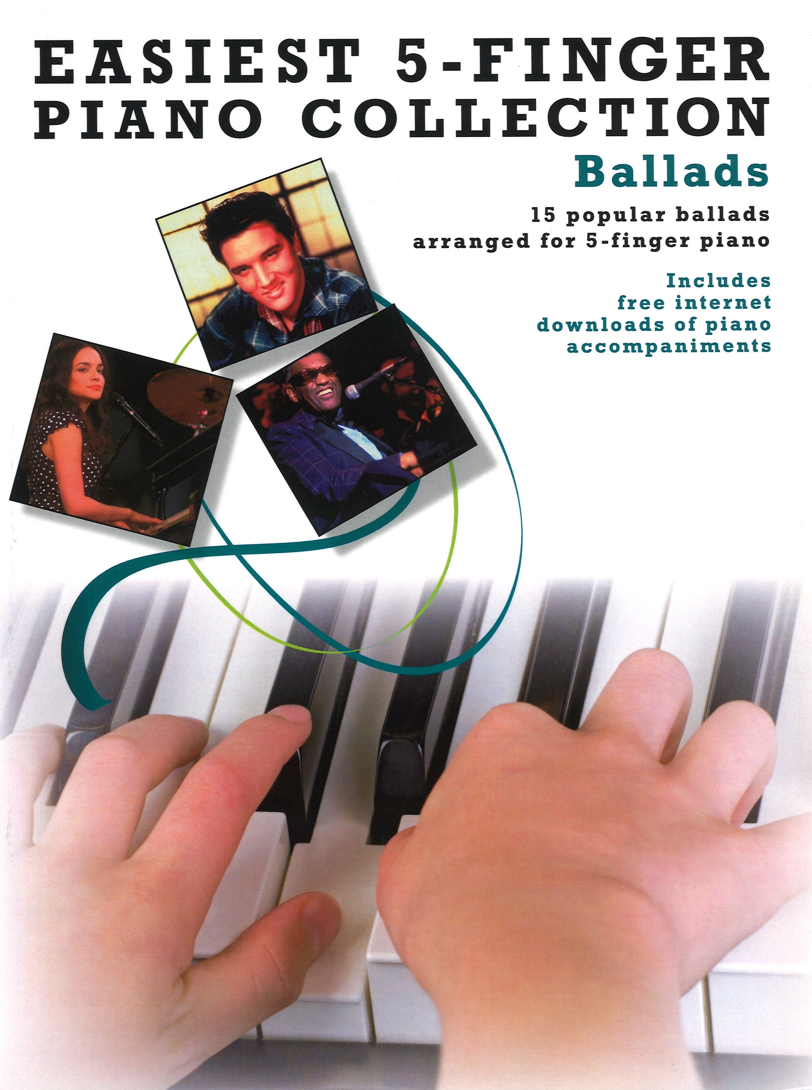 Easiest 5 Finger Piano Collection Ballads Sheet Music Songbook