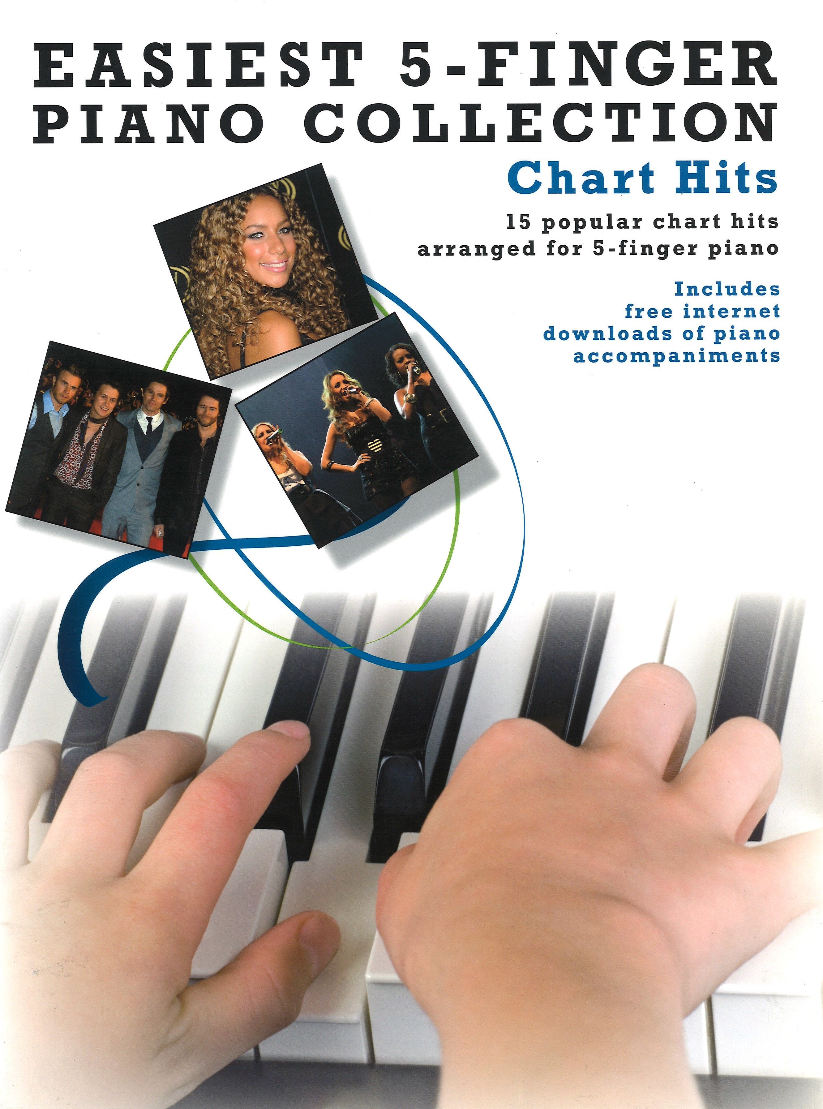 Easiest 5 Finger Piano Collection Chart Hits Sheet Music Songbook