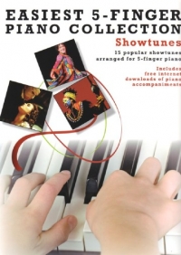 Easiest 5 Finger Piano Collection Showtunes Sheet Music Songbook
