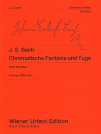 Bach Chromatic Fantasy & Fugue Bwv 903 Piano Sheet Music Songbook
