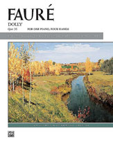 Faure Dolly Suite Op56 1 Piano 4hands Sheet Music Songbook