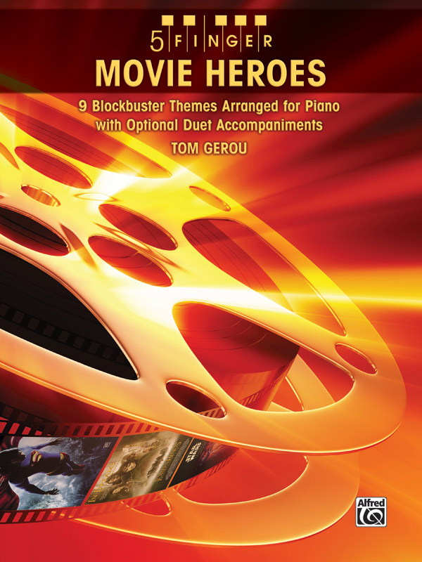 5 Finger Movie Heroes Gerou Easy Piano Sheet Music Songbook