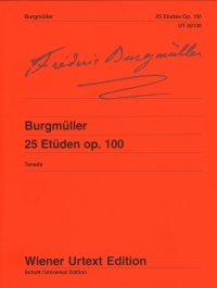 Burgmuller Studies Op100 Taneda 25 Studies Piano Sheet Music Songbook