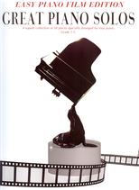 Great Piano Solos Easy Piano Edition Film Book Sheet Music Songbook