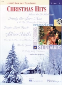 Alfred Basic Adult Piano Christmas Hits Book 1 Sheet Music Songbook