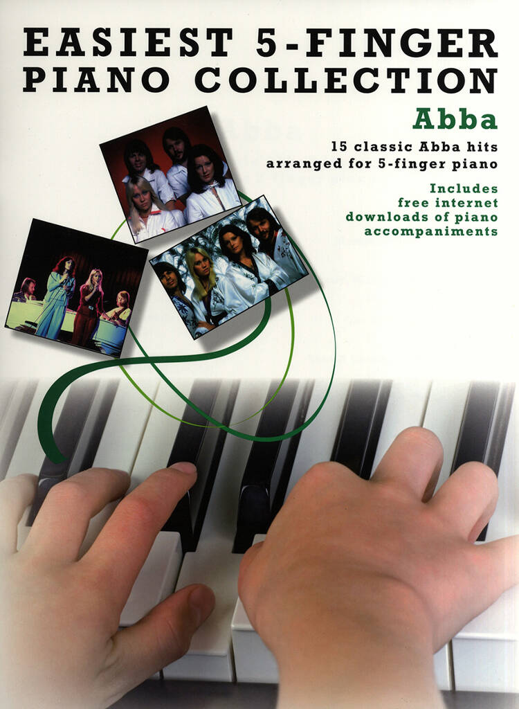 Easiest 5 Finger Piano Collection Abba Sheet Music Songbook
