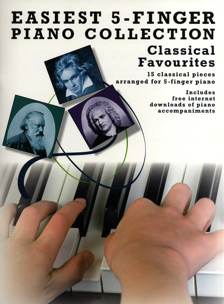 Easiest 5 Finger Piano Collection Classical Favou Sheet Music Songbook