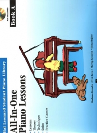 Hal Leonard Student All-in-one Piano Lessons Bk A Sheet Music Songbook