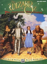 Wizard Of Oz 70th Anniversary Deluxe Big Note Book Sheet Music Songbook