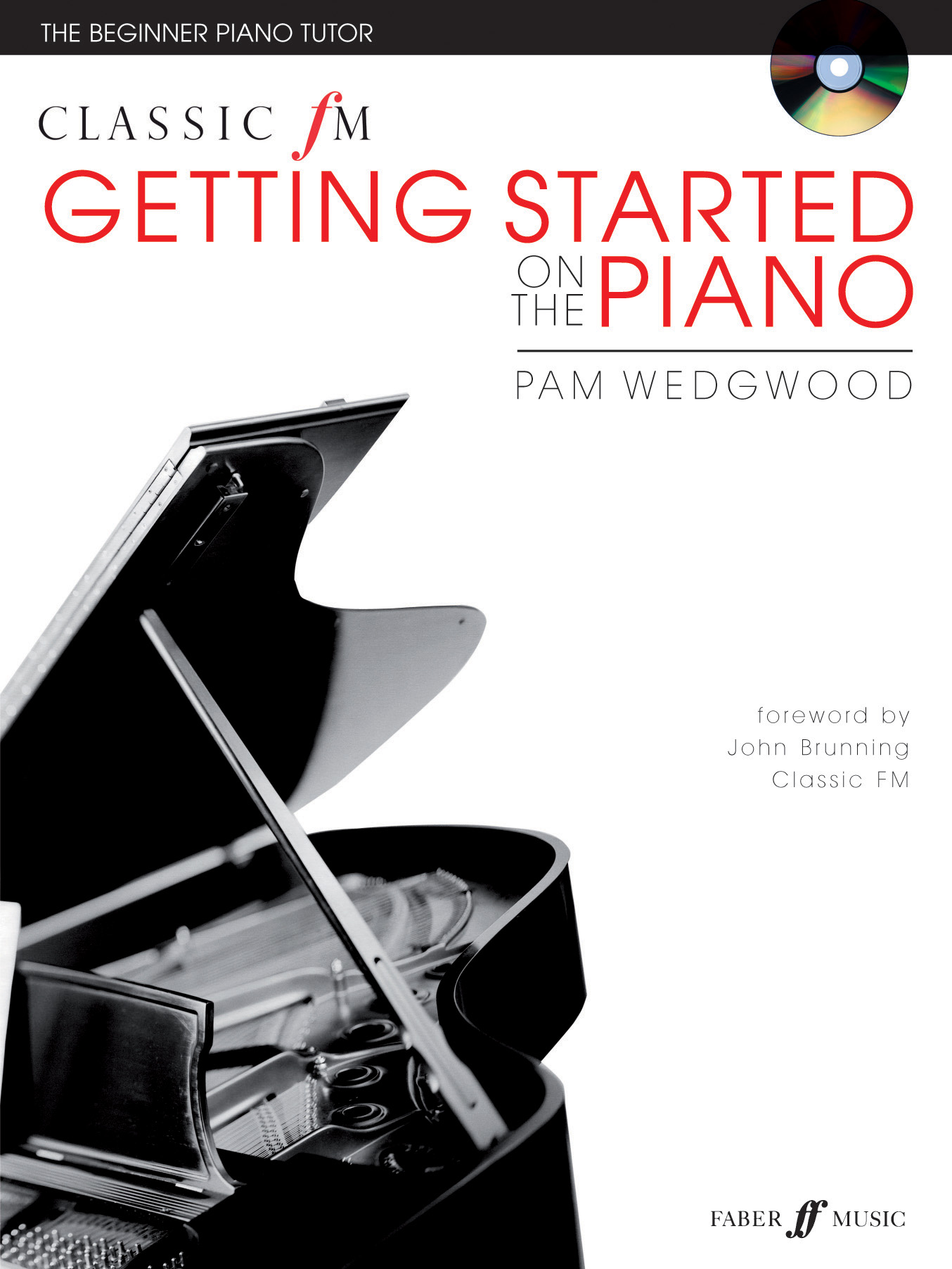 Classic Fm Getting Started On The Piano Book & Cd Sheet Music Songbook