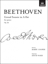 Beethoven Sonata Op26 Ab Maj Grand Piano Cooper Sheet Music Songbook