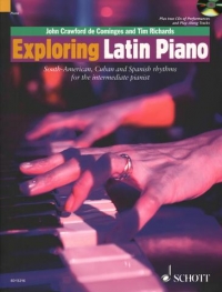 Exploring Latin Piano Cominges/richards Book & Cds Sheet Music Songbook