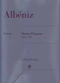 Albeniz Chants Despagne Op232 Piano Solo Sheet Music Songbook