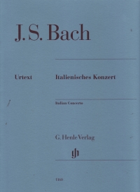 Bach Italian Concerto Bwv971 Without Fingering Sheet Music Songbook