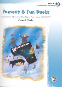 Famous & Fun Duets Book 2 Matz Piano Sheet Music Songbook