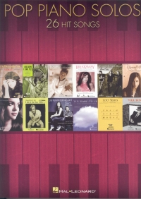 Pop Piano Solos 26 Hit Songs Sheet Music Songbook