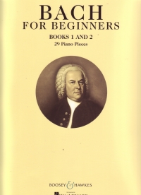 Bach For Beginners Books 1 & 2 Piano Sheet Music Songbook