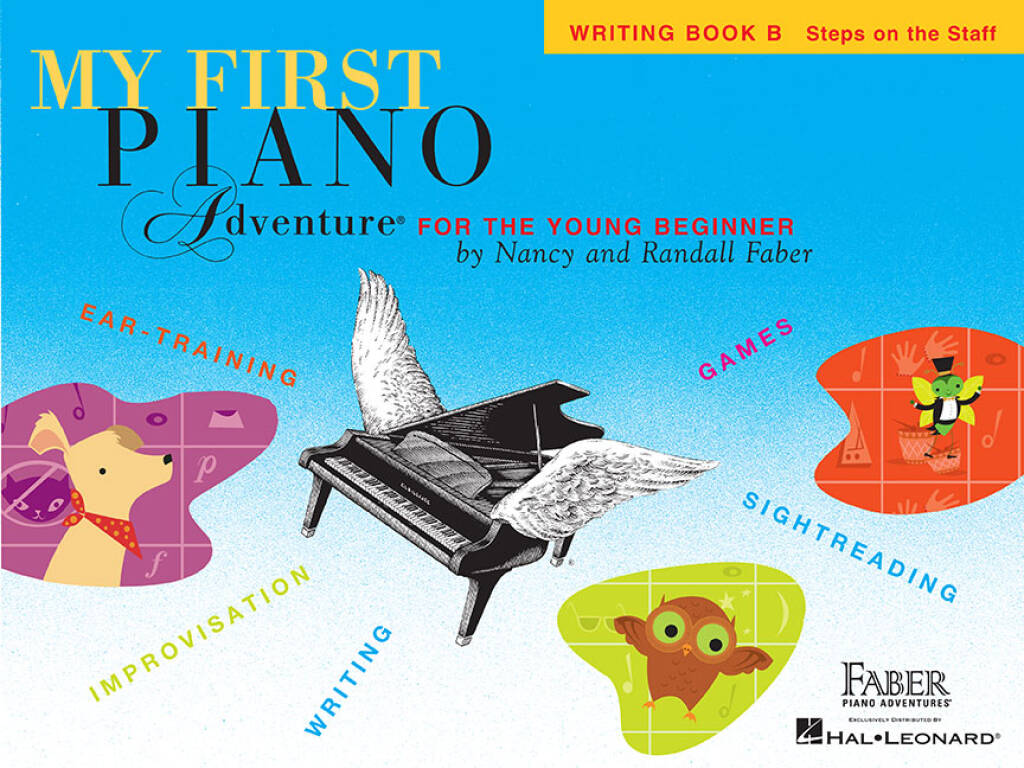 My First Piano Adventure Young Beginner Writing B Sheet Music Songbook