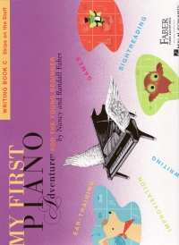 My First Piano Adventure Young Beginner Writing C Sheet Music Songbook