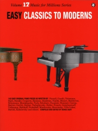 Easy Classics To Moderns Music For Millions Vol 17 Sheet Music Songbook