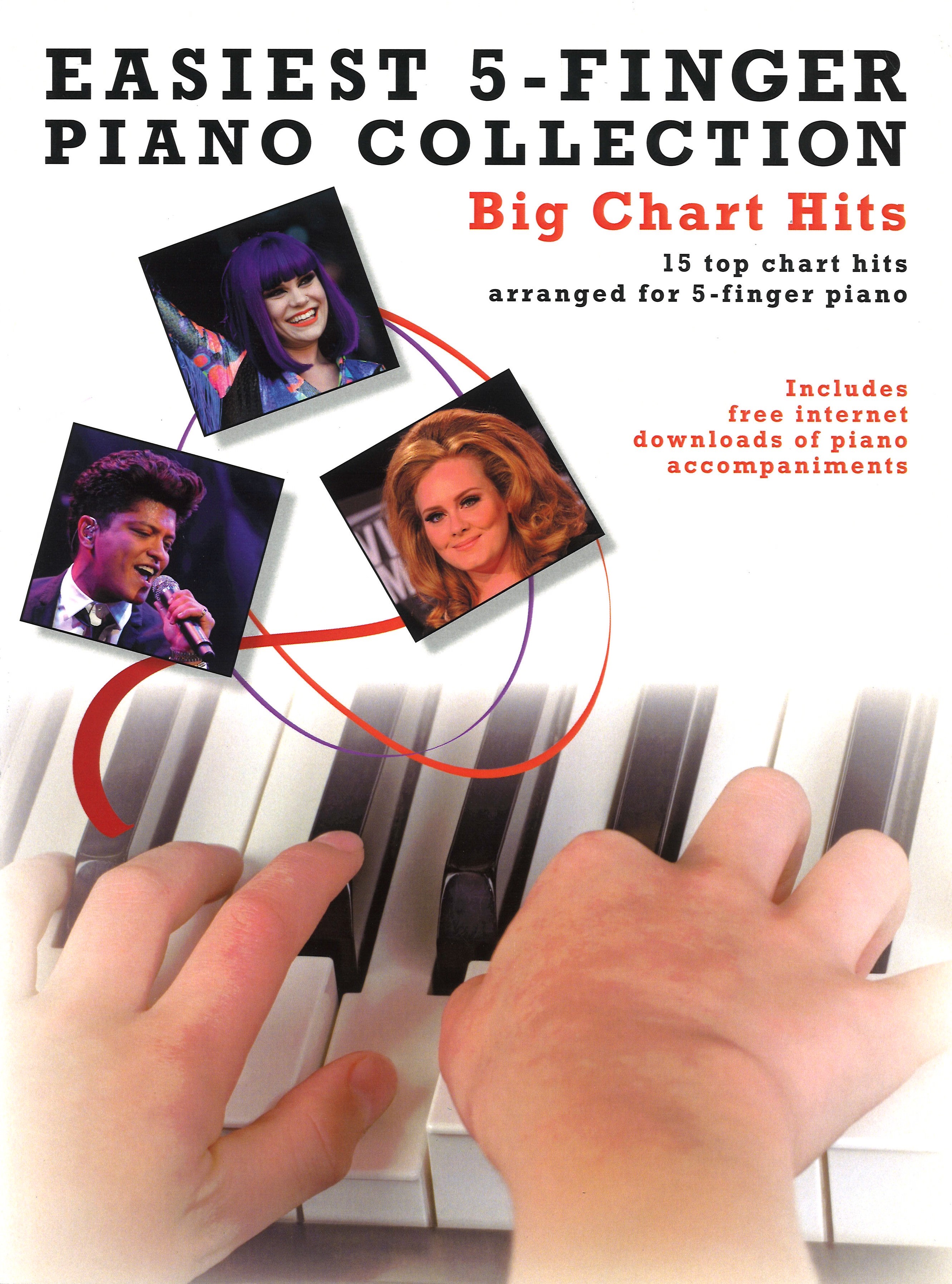 Easiest 5 Finger Piano Collection Big Chart Hits Sheet Music Songbook