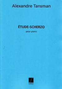 Tansman Etude-scherzo Piano Sheet Music Songbook