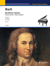 Bach Famous Pieces Schott Piano Classics Sheet Music Songbook