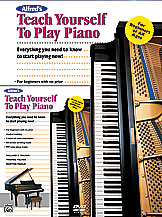 Teach Yourself To Play Piano Book & Dvd Sheet Music Songbook