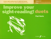 Improve Your Sight Reading Duets Piano Grades 2-3 Sheet Music Songbook