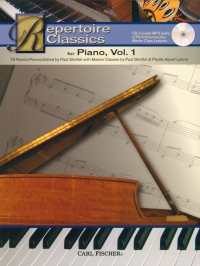 Repertoire Classics For Piano Vol 1 Book & Cd Sheet Music Songbook