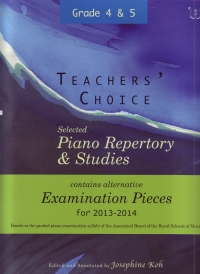 Teachers Choice Repertory Studies Exams13-14 Gr4-5 Sheet Music Songbook