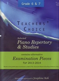 Teachers Choice Repertory Studies Exams13-14 Gr6-7 Sheet Music Songbook