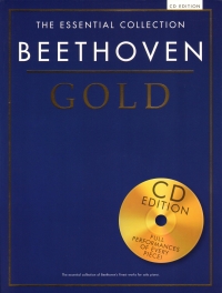 Beethoven Gold The Essential Collection Book & Cd Sheet Music Songbook