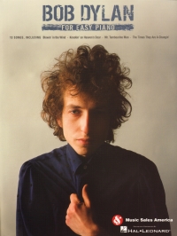 Bob Dylan For Easy Piano Sheet Music Songbook