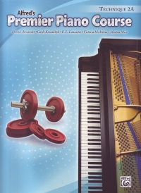 Alfred Premier Piano Course Technique Book 2a Sheet Music Songbook