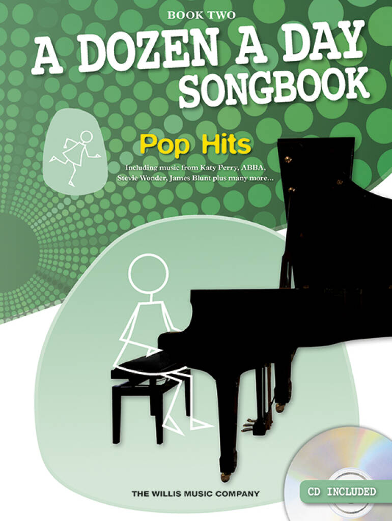 Dozen A Day Songbook Pop Hits Book 2 + Cd Sheet Music Songbook